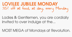 Lovilee Jubilee Monday